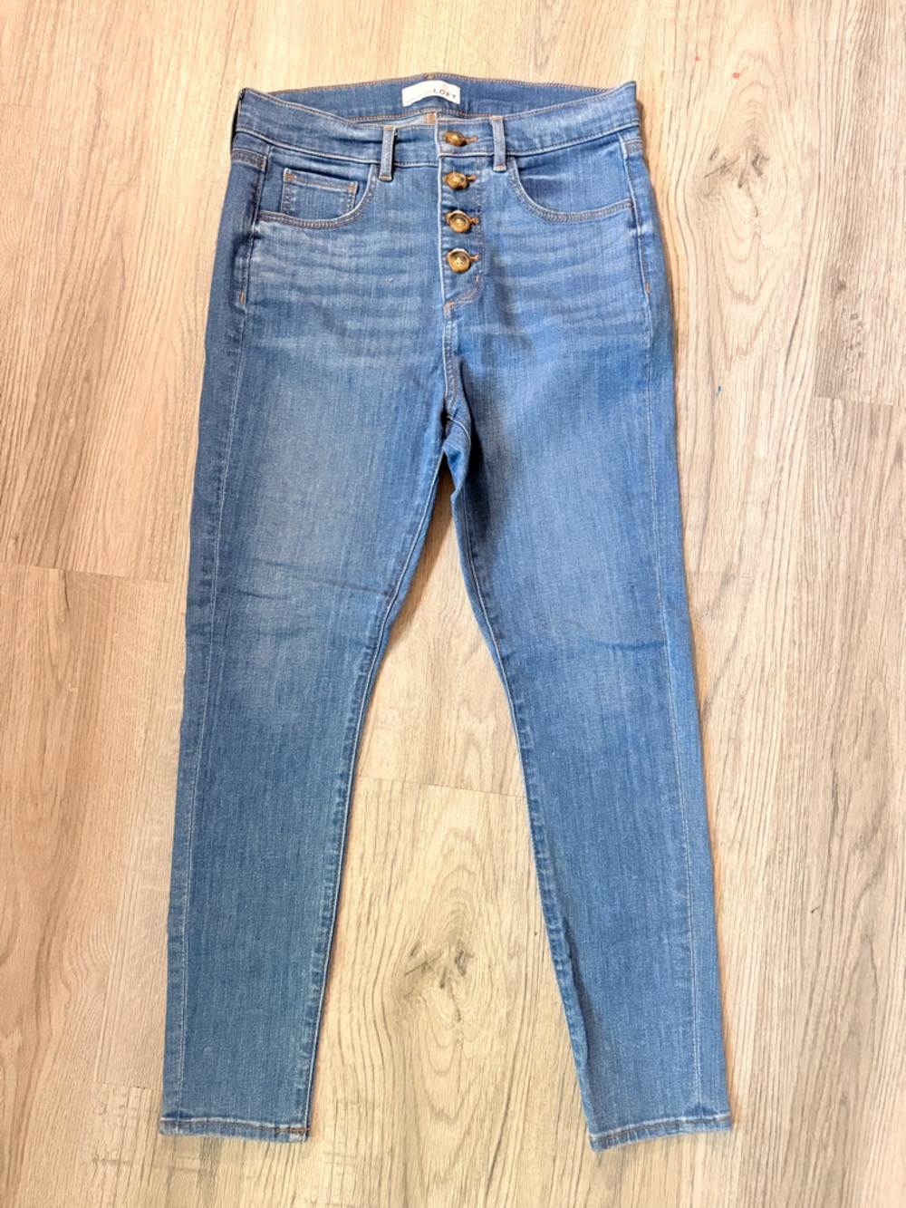 LOFT Light Wash Skinny Jeans
